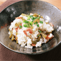 わさび醤油香る!山くらげのチャーハン