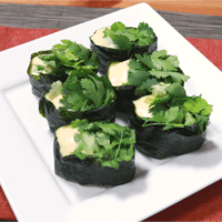 パクチー大好き!パクチー軍艦巻き