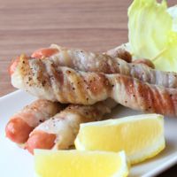 ソーセージ豚バラロール焼き