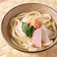 お正月に おろし明太子で年明けうどん
