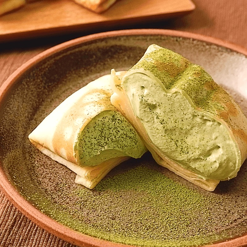 抹茶クリームクレープ 作り方 レシピ クラシル