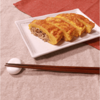ひき肉たっぷりジューシー卵焼き