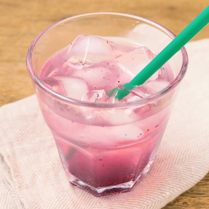 さっぱり爽やか 赤しそふりかけジュース 作り方 レシピ クラシル