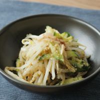 シャキシャキ美味しい きゅうりとハムともやしのごま和え