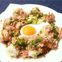 お好み焼き風!塩もみキャベツの豚肉巻き