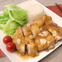 ドレッシングに漬けるだけ 絶品チキンソテープレート