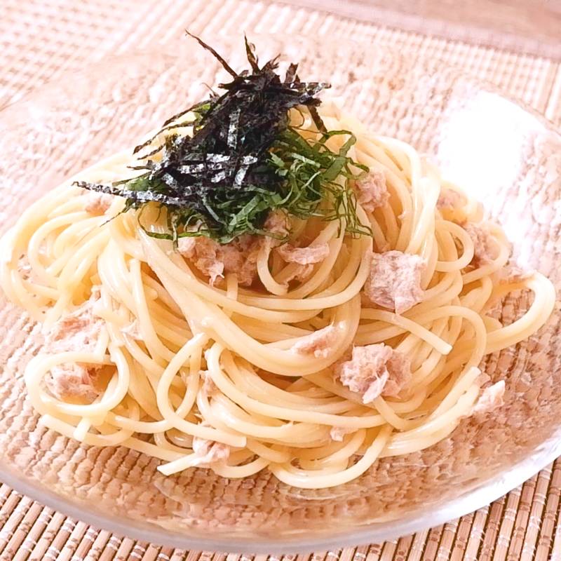 めんつゆで簡単 鶏ささみと梅のパスタ 作り方 レシピ クラシル