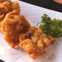 コリコリ食感のイカゲソで ふんわり揚げ