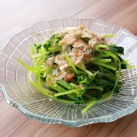 カボスでさっぱり 豆苗お浸し