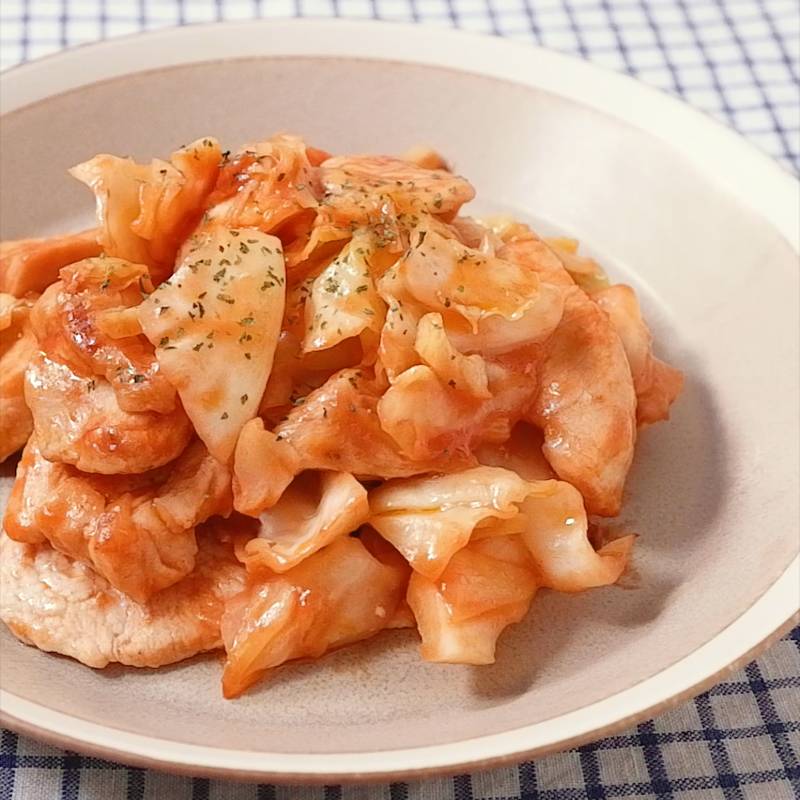 チキンソテーのキャベツチーズ乗せ 作り方・レシピ | クラシル