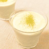 抹茶とヨーグルトのムース