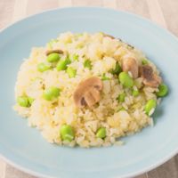 バター香る 枝豆ピラフ風