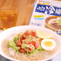 夏にぴったり!アボカドとツナの簡単冷麺