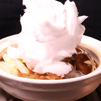 まさかのコラボレーション!わたあめタワーのすき焼き風鍋