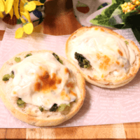 ツナと野沢菜のイングリッシュマフィン