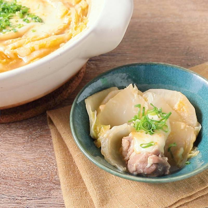 鮭と白菜のとろーりみそチーズ鍋 作り方 レシピ クラシル