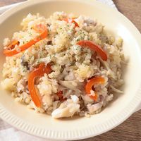 フライパンで洋風鯛めし