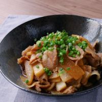 豚肉と大根のピリッと辛いスタミナ炒め