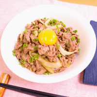 やっぱり美味しい!たまご牛丼