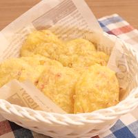 タピオカ粉で もちもちおやき風