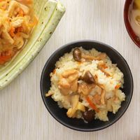 レンジで簡単 鶏肉の混ぜご飯