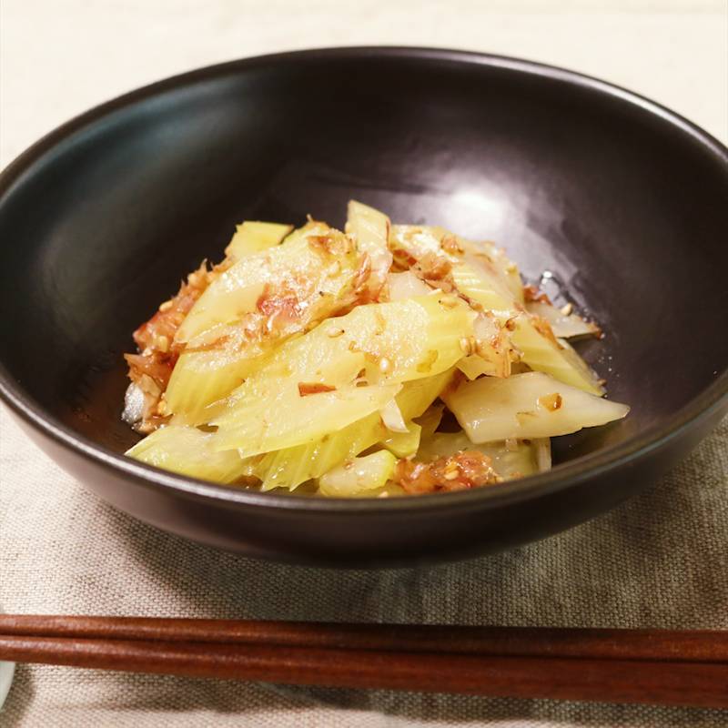さっと茹でて和える セロリのさっぱりサラダ 作り方 レシピ クラシル