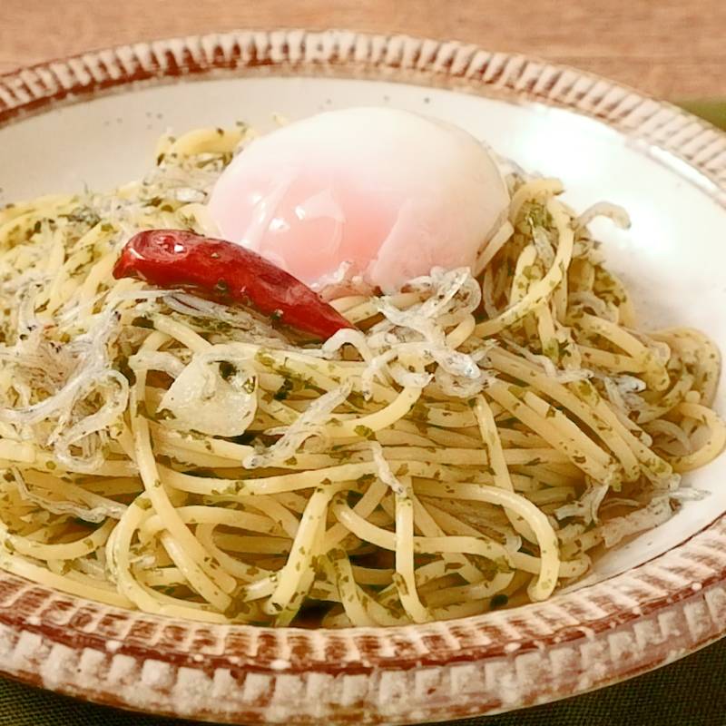 あおさと桜えびの和風パスタ 作り方 レシピ クラシル