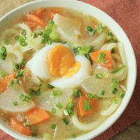 野菜のごま味噌うどん