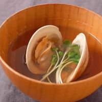 ホンビノス貝のお吸い物 作り方 レシピ クラシル