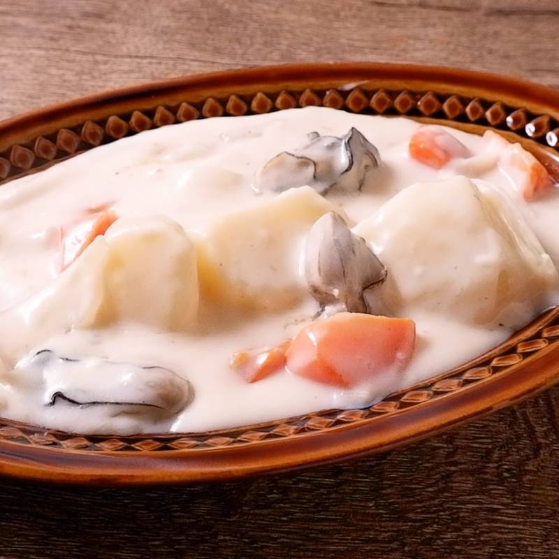 牡蠣クリームシチュー 作り方 レシピ クラシル