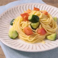 和えるだけ トマトときゅうりのスパゲティ