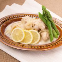 手羽元のレモンクリーム煮