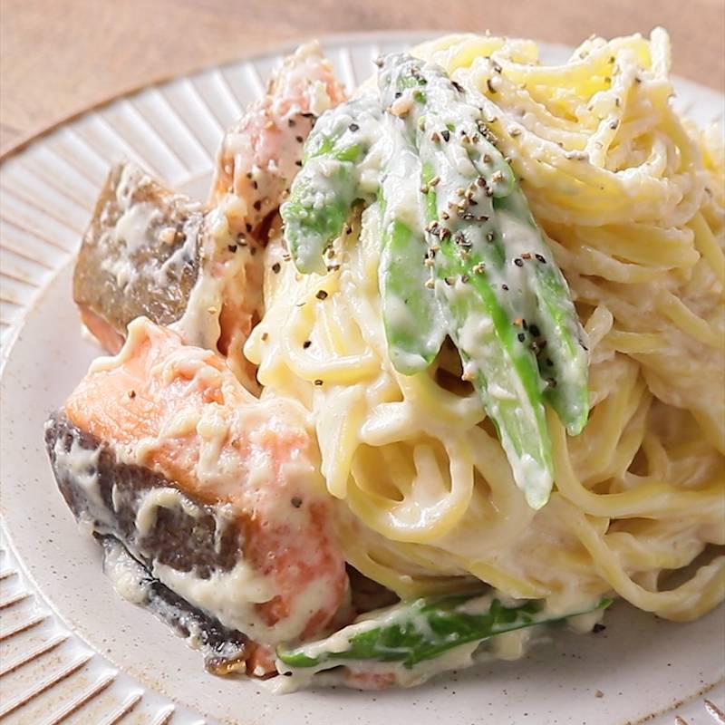  3チーズスパゲッティスカッシュのレシピ