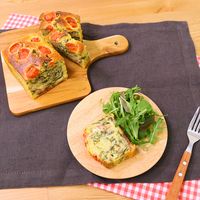 ホットケーキミックスでお手軽 ワカメとベーコンのケークサレ