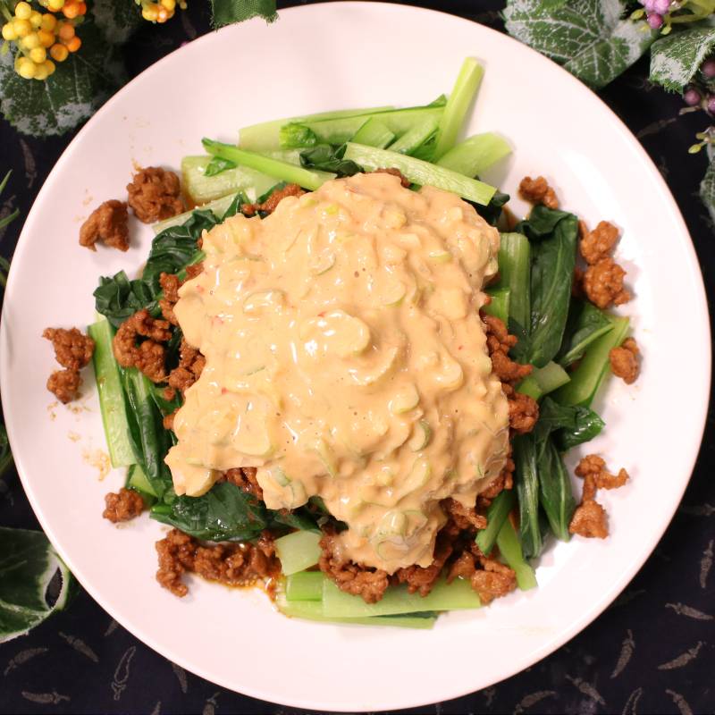 簡単美味しい 小松菜の味噌マヨ和え 作り方 レシピ クラシル