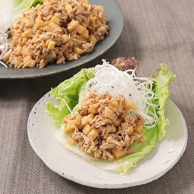 七面鳥のレタスラップのレシピ