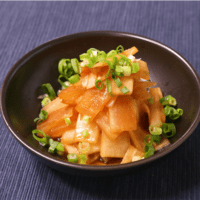 即席おつまみ!大根のしょうゆバター和え
