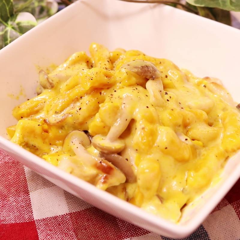 アメリカン カボチャのマカロニチーズ 作り方 レシピ クラシル