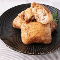 油揚げの巾着おにぎり