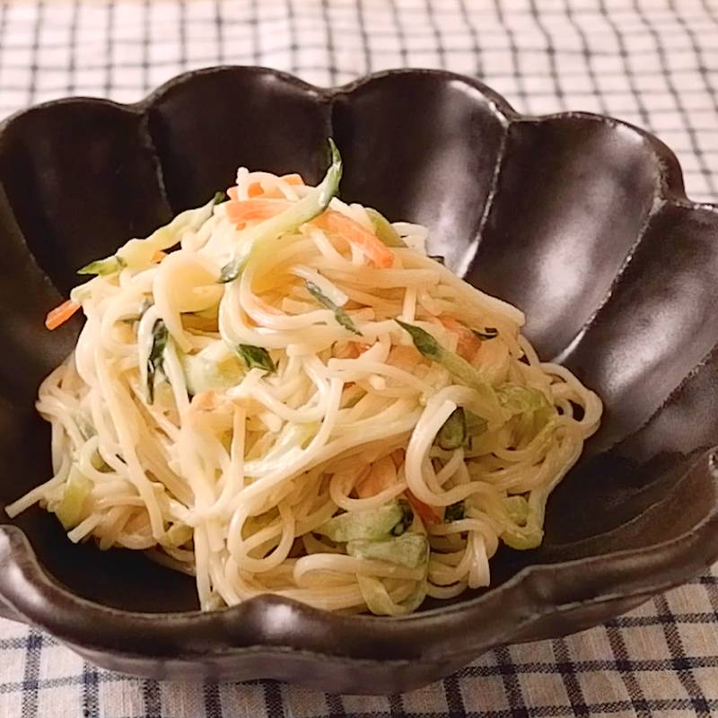 そうめんサラダ 作り方 レシピ クラシル
