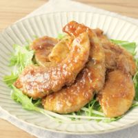 かぼちゃのジンジャー肉巻き