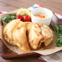 エビとトマトチーズの洋風揚げ餃子