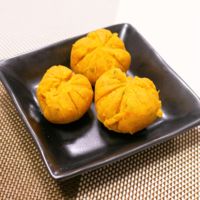 ゆず香る かぼちゃの茶巾しぼり