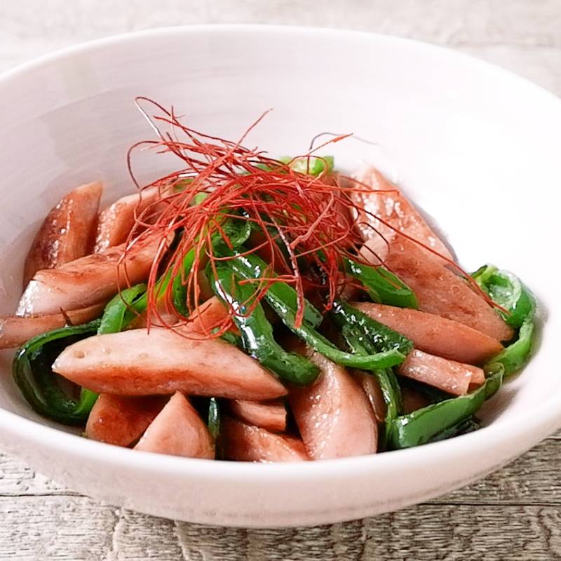 レンジで簡単 魚肉ソーセージのおつまみ 作り方 レシピ クラシル