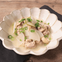 かぼすが香る 鶏もも肉と大根の塩煮込み
