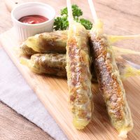 チーズカレー風味の手作りウインナー
