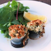 くるくる秋刀魚の香草パン粉焼き