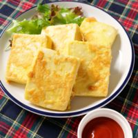 高野豆腐でダブルチーズピカタ