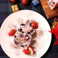 混ぜて固めるだけ クリスマスアイスボックスケーキ