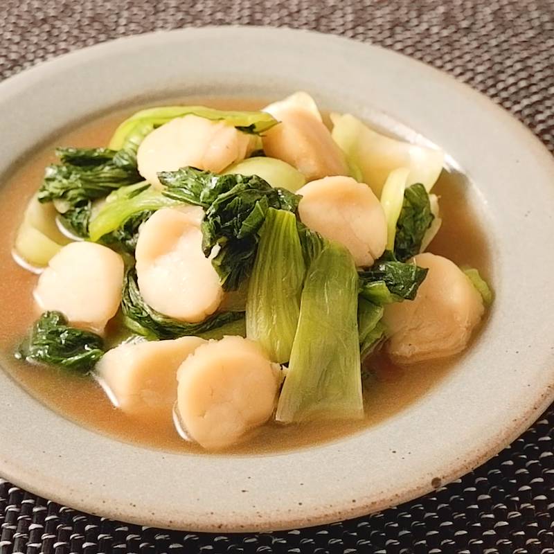 ホタテと卵のオイスターソース炒め 作り方 レシピ クラシル